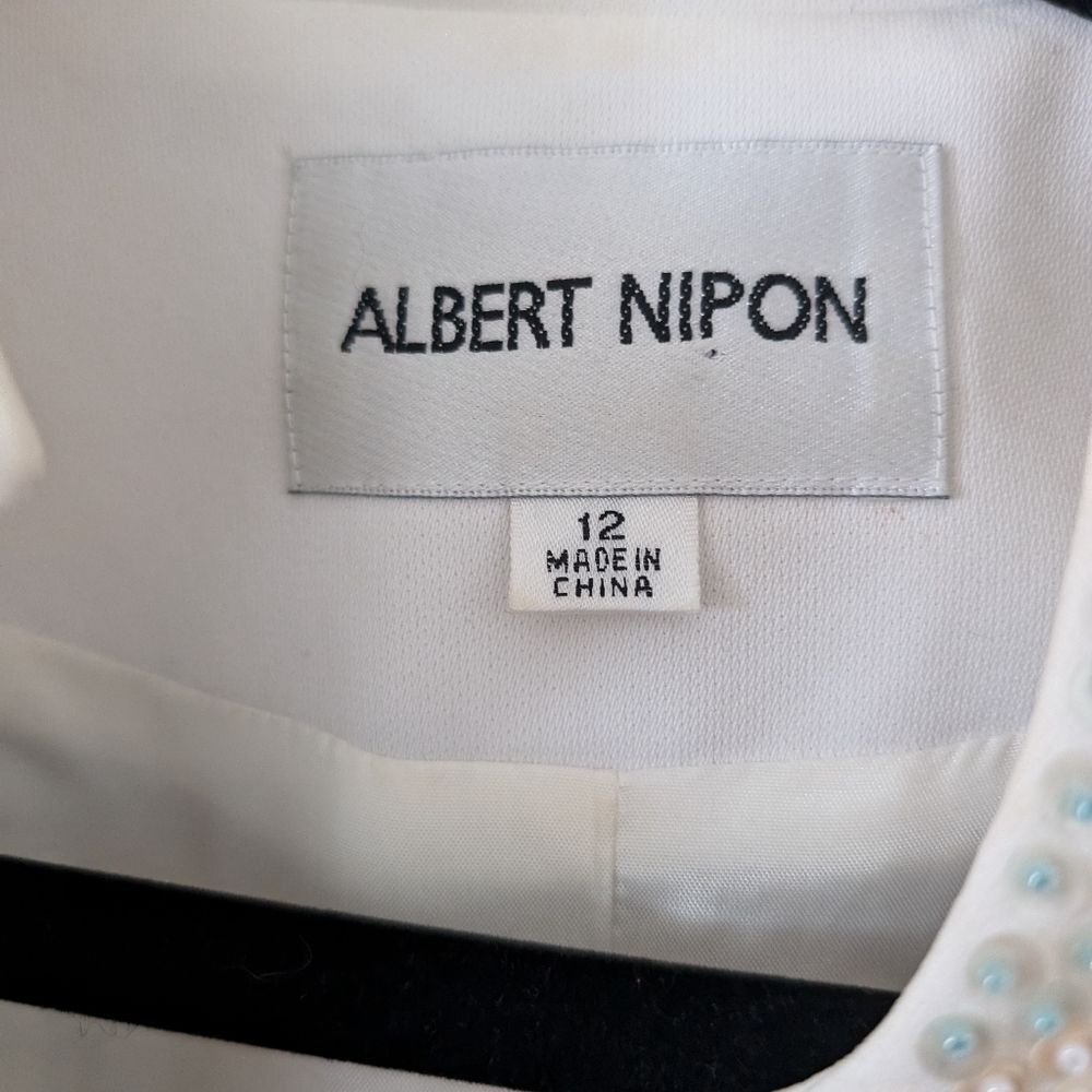 Albert Nipon Beaded Vintage Sequin Beaded Pastel … - image 4